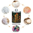thumbnail image 6 of Yayeee 2 Pack Qtip Holder Bathroom Cotton Swab Canister with Lid Clear Dispenser Set, Forest Mushroom, 6 of 6