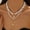 XL5721, variant on Faty-T Layered Beach Necklace for Women - Gold Chain Shell Necklace with Pearl for Summer Beachy Jewelry
