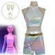 thumbnail image 1 of Demon Hunters Rumi Cosplay Costume Set White Halloween Party Fancy Dress for Womens A.., 1 of 5