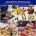 thumbnail image 7 of BagDream 60 Pack 6.25x3.5 Disposable Aluminum Loaf Pans with Lids Small Foil Tin Pans for Meal Prep, Cooking, Roasting, Heating, 7 of 7