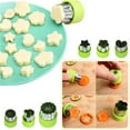 thumbnail image 6 of WuPing 12-Piece Melon Cutter Set, Melon Baller Scoop Set 4-in-1 Fruit Cutter: Stainless Steel Slicer, Scoop, Corer, Peeler, Kitchen Gadgets, 6 of 12