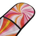 thumbnail image 4 of Yayeee Double Oven Mitt Kitchen Heat Resistant Baking 35" x7" Quilted Glove, Swirling Lines, 4 of 6