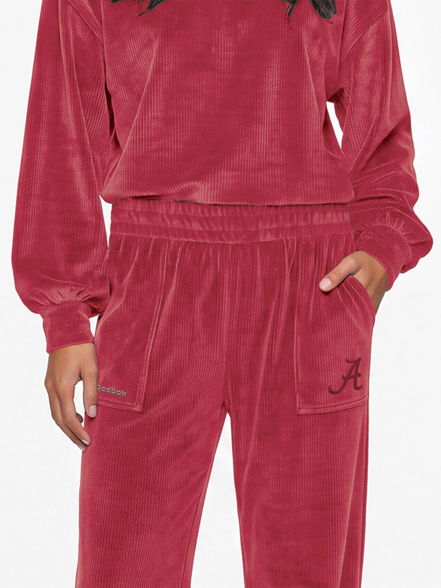 Alabama Crimson Tide Reebok Womens Fashion Fit Fleece Pant