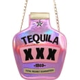 thumbnail image 5 of YOUI-GIFTS Tequila Bottle Shaped Laser Shoulder Handbags,Pu Crossbody Purse for women, 5 of 5