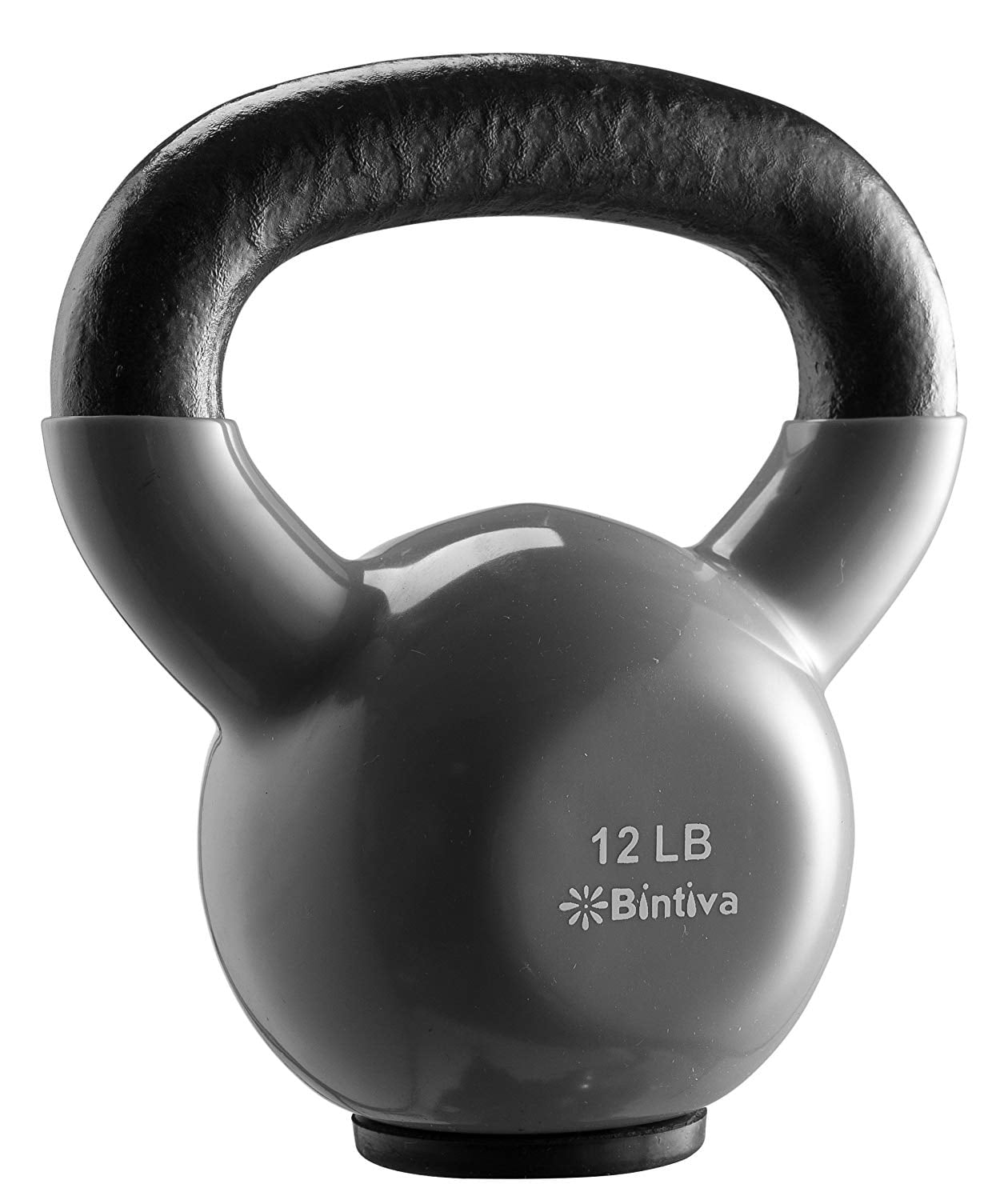 Kettlebells Professional Grade, Vinyl Coated, Solid Cast Iron Weights