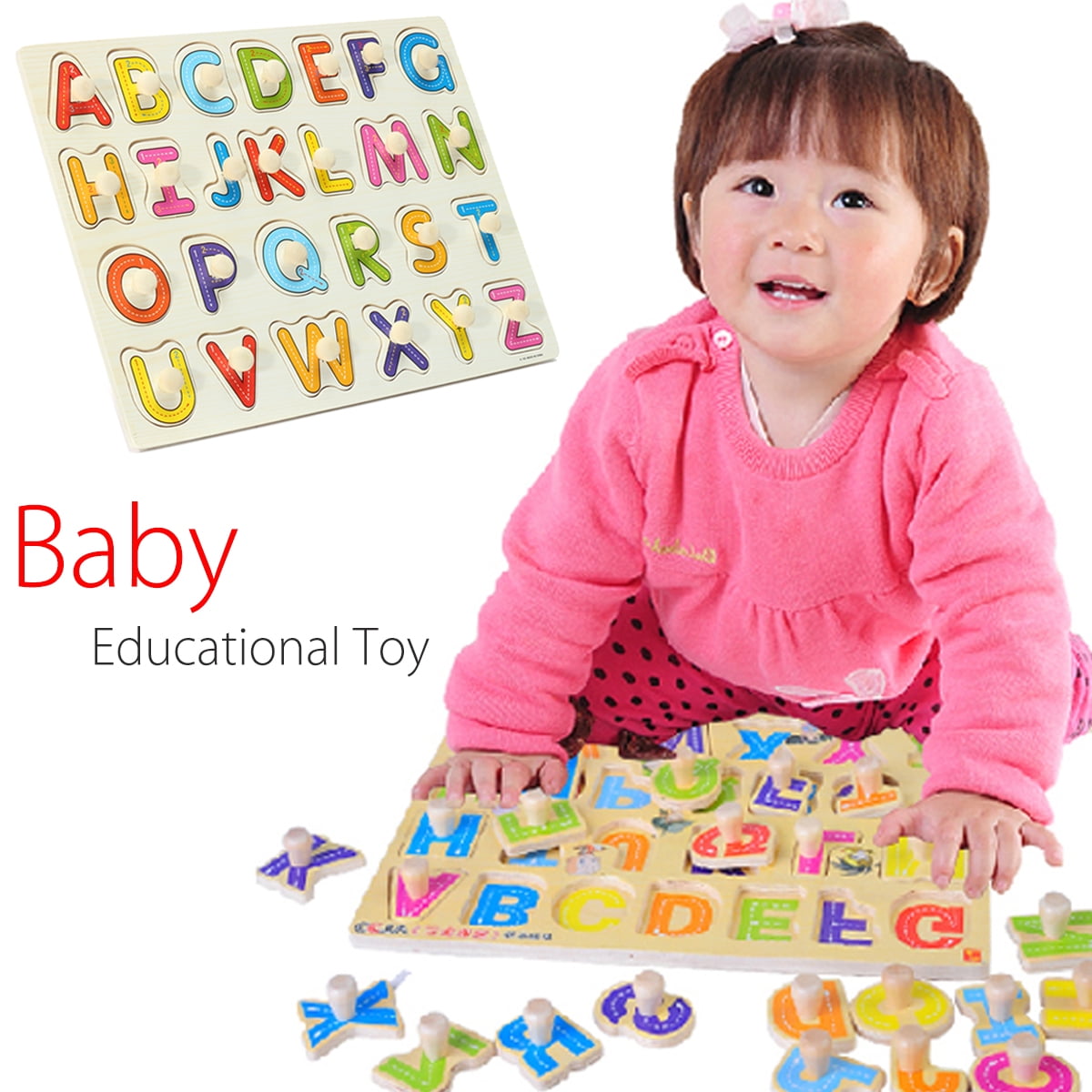 alphabet wooden puzzle toddler