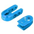 thumbnail image 2 of Brazo de dirección servo de dientes 25T de aleación de aluminio ajustable para modelo de coche 1/10 RC (azul N10306B), 2 of 8