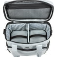 thumbnail image 4 of Trisha Yearwood Pet Collection Dog Travel Bag with Food Carriers & 2 Collapsible Bowls, Gray, 4 of 7