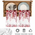 thumbnail image 5 of Red Eucalyptus Leaves Kitchen Towels Set of 1, Summer Botanical Weeping Absorbent Dish Towels for Kitchen, Microfiber Hand Towel, Quick Drying Tea Towel for Cleaning Decorative Dishcloths, 5 of 7