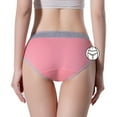 thumbnail image 4 of Women's Breathable Underwear High Waist Stretch Briefs Soft Underpants Breathable Ladies Panties, 4 of 9