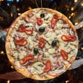 thumbnail image 5 of Pepperoni Cheese Pizza Ceramics Ornaments Fantasy Delicious Food Christmas Tree Ornaments Christmas Home Office Tree Decorations for Family Friend, 5 of 8