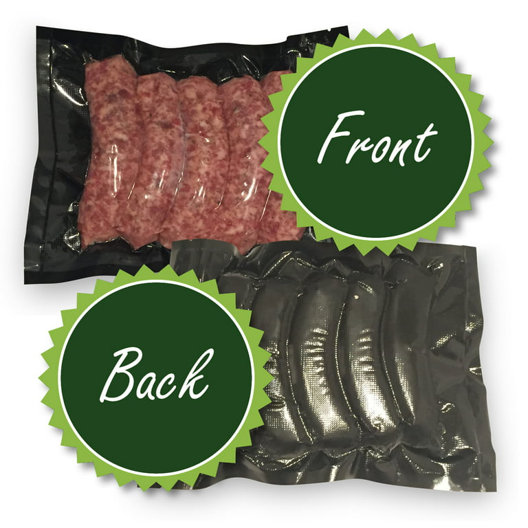 RMBk Enterprise Foodvacbags Food Saver Compatible Vacuum Sealer Bags - 50  Pint, 50 Quart & 50 Gallon Freezer Storage Foodvacbags