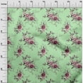 thumbnail image 3 of oneOone Cotton Cambric Mint Green Fabric Florals Dress Material Fabric Print Fabric By The Yard 42 Inch Wide, 3 of 4