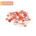 thumbnail image 3 of Uxcell Micro Glass Tiny Mini Mosaic Tile Orange 220 Pack, 3 of 6