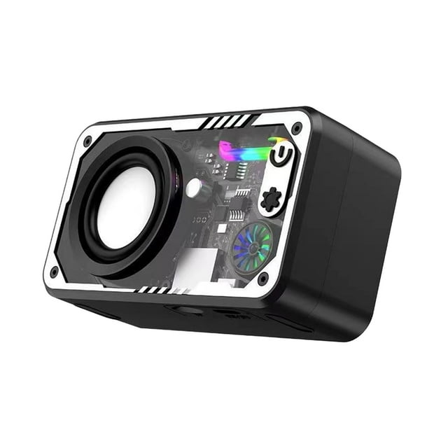 Yingyy Stereo Large Volume Bluetooth Speaker With Cool Seven Bluetooth Speaker: Color Light Effect Portable Bluetooth Speaker