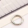 thumbnail image 4 of 6pcs Metal Spring Keychain（Silver White）, 4 of 6