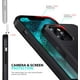 thumbnail image 3 of Compatible con Apple iPhone 12/iPhone 12 Pro Funda con ranura para tarjeta (negro), funda de PC de silicona TPU a prueba de golpes, 3 of 5