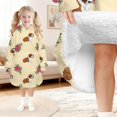 thumbnail image 6 of Saint Bernard and Roses Lamb Fleece Blanket Hoodies for Teens ,Teens Oversize Sherpa Wearable Hooded Blanket Sweatshirt with Super Pockets, 6 of 6
