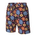 thumbnail image 5 of Naloa Leaves Flower Men's Beach Shorts, Surfing shorts, Swim trunks, Quick Dry Swim Trunks for Surfing Beach Fun - Small, 5 of 9