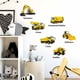 thumbnail image 3 of Billuyoard Pegatina de pared de coche de ingeniería para habitación de niños, pegatinas autoadhesivas para vehículos, diseño de escena, Decoración del hogar, 3 of 6