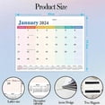 thumbnail image 5 of Magnetic Calendar for Refrigerator, Fridge Calendar Runs From January 2024 Until June 2025, 18 Monthly Calendar, 5 of 5