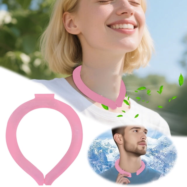 WIHJ Neck Tube Wearable Neck Wraps For Summer Heat Hands Cold Pack Reusable Neck Cooler 100ml