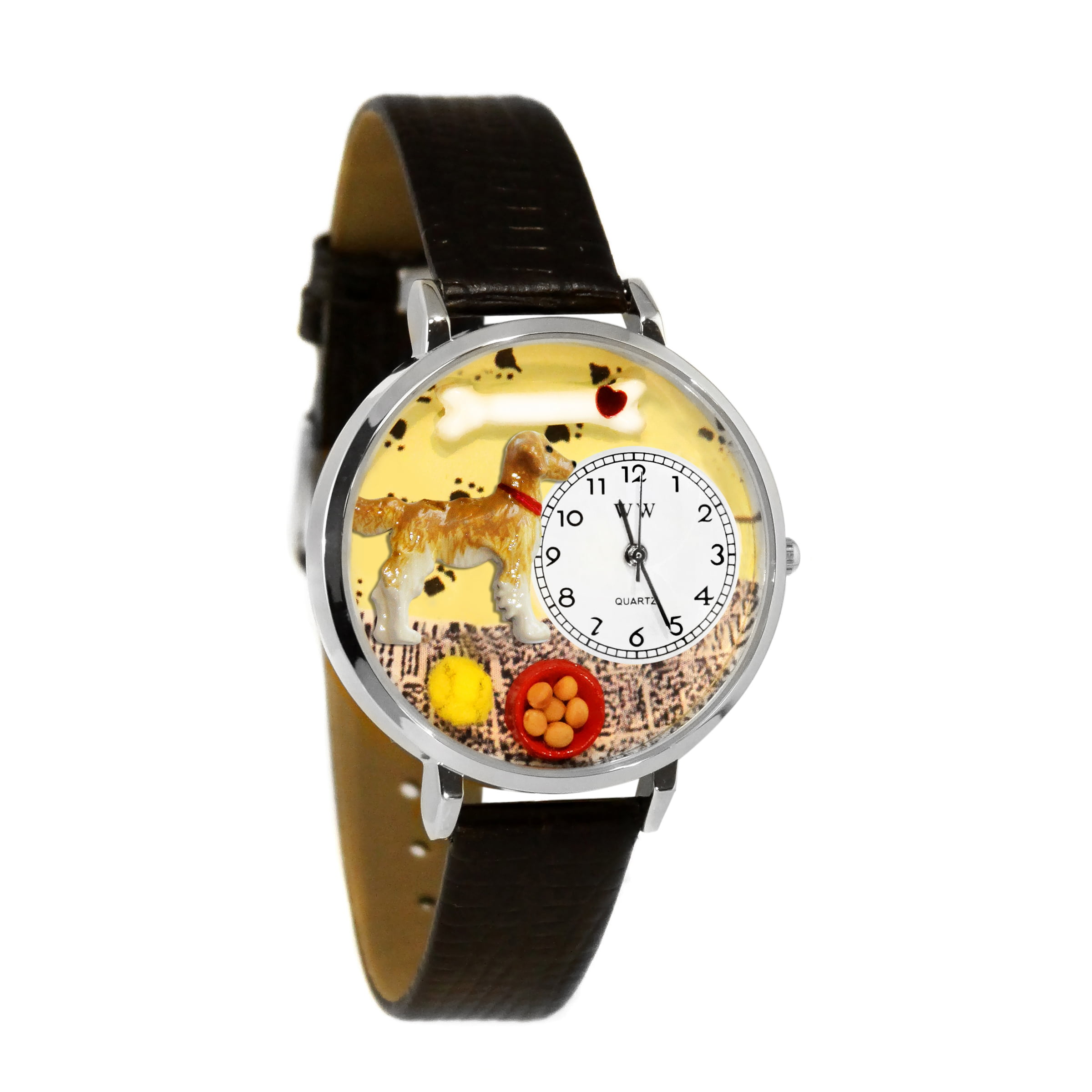 Golden Retriever Watch in Silver (Large) - Walmart.com