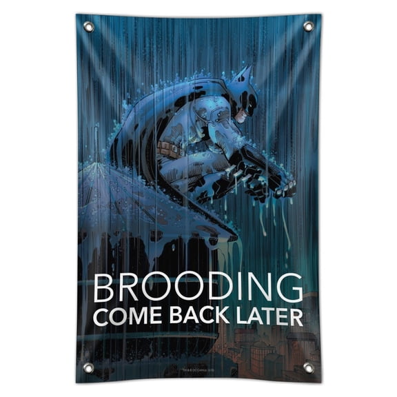 Batman Brooding Come Back Later Home Business Office Sign