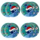 thumbnail image 2 of Juego 6 Platos Pequeños Postre o Ensalada Modernos Redondos de Porcelana, Diseño Stitch Luces Navideñas, Disney Clásicos, Juego de Platos Pequeños 19 cm, 2 of 6
