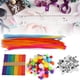 thumbnail image 5 of Juguetes de pompones hechos a mano con palitos de peluche de colores del arco iris, juego educativo Shilly-Stick, 5 of 14