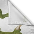 thumbnail image 3 of Ambesonne Dinosaur Kitchen Curtains, 2 Dinosaurs Pattern, 55"x39", Green Pink Pale Brown, 3 of 3