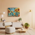 thumbnail image 6 of 12x16 inch Canvas Hanging Picture Sunflower & Vase 'Love Sun' Slogan,Home Living Room,Garden Yard,Study,Office Wall Decor Art Prints,Modern Style Sunflower & Vase 'Love Sun' Slogan Paintings, 6 of 6