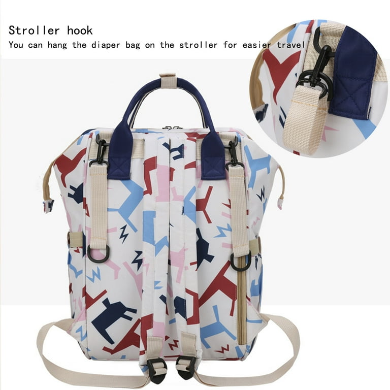 Cute girl diaper backpacks deals