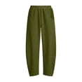 thumbnail image 7 of FengLS Womens Casual Pants Elastic High Waist Pants with Pockets Comfortable Lounge Trousers Solid Color Daily Sweatpants, 7 of 7