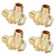 thumbnail image 4 of Tubo roscado macho 4 piezas NikouMX Válvula de retención Aleación de zinc herramienta, 4 of 8