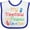 White and Royal, variant on Inktastic My Meemaw and Pawpaw Love Me Boys or Girls Baby Bib