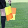 thumbnail image 4 of KAKOWELY banderas de árbitro de fútbol para partidos deportivos, banderas de juez de línea de fútbol, equipo duradero para árbitros de fútbol A, 4 of 4