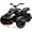 Black, variant on 12V Kids Ride On ATV Car,3 Wheeler Motorcycle Electric Vehicle ATV with EVA Tire, LED, Music,Ride on Car Toy for Boys and Girls