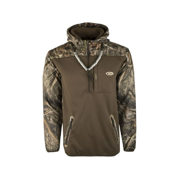 Drake Men's MST Endurance Soft Shell Hoodie Mossy Oak Shadow Grass Habitat 2XL