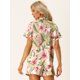 thumbnail image 4 of Conjunto de camisa y pantalones cortos hawaianos para mujer 2023 Summer Beach Trip Button Down Sets blanco XL, 4 of 5