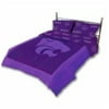Comfy Feet KSUCMKG Kansas State Reversible Comforter Set -King
