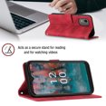 thumbnail image 3 of Compatible with Nokia C12 Classic Embossed PU Leather Case with Card Holder Shockproof Cover, 3 of 5
