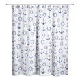 thumbnail image 2 of Creative Products Nautical Anchors Pattern 71x74 Shower Curtain, 2 of 2