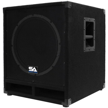 Seismic Audio Powered 15 Subwoofer Cabinet Pa Dj Pro Audio Band