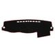 thumbnail image 1 of Cubierta de tablero de automóvil Unique Bargains para consola central para Mitsubishi Outland Pajero 2007-2015, poliéster negro y rojo, 1 pieza, 1 of 7