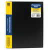 C-Line Pocket Bound Sheet Protector Presentation Book, For 8.5 x 11-Inch Inserts, Black - 24-Pocket-48-Page