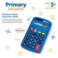 thumbnail image 6 of Learning Resources Primary Calculator - Basic Solar and Battery Powered Calculators, 6 of 6