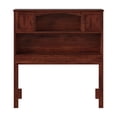 thumbnail image 4 of AFI Newport Tête de Lit Bibliothèque en Bois pour Lit Simple, Noyer, 4 of 6