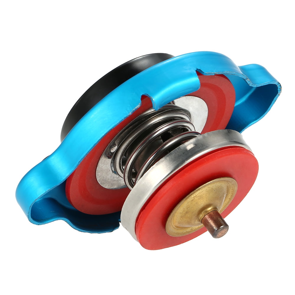 0.9 Bar Thermostatic Radiator Cap Cover with Water Temp Temperature Gauge for Truck Forklift Trailer Walmart