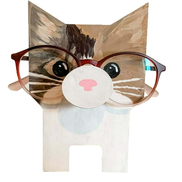 Estante para gafas de animales, gafas de madera, soporte para gafas de sol, soporte de exhibición